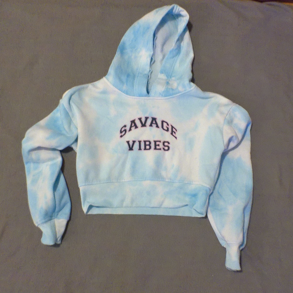 Crop Top Tie Dye Sweater